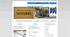 Desktop Screenshot of notariapgarcia.com