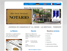 Tablet Screenshot of notariapgarcia.com